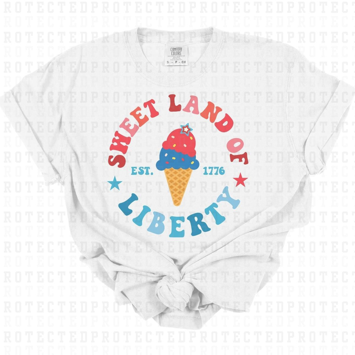 SWEET LAND OF LIBERTY - DTF TRANSFER