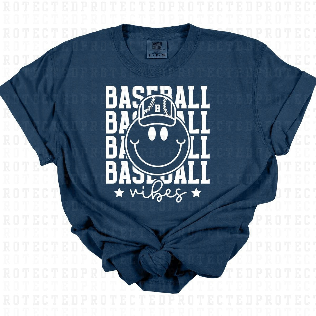 BASEBALL VIBES *WHITE - SINGLE COLOR* - DTF TRANSFER