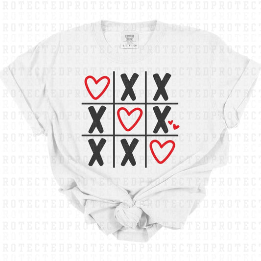 TIC TAC TOE HEARTS - DTF TRANSFER