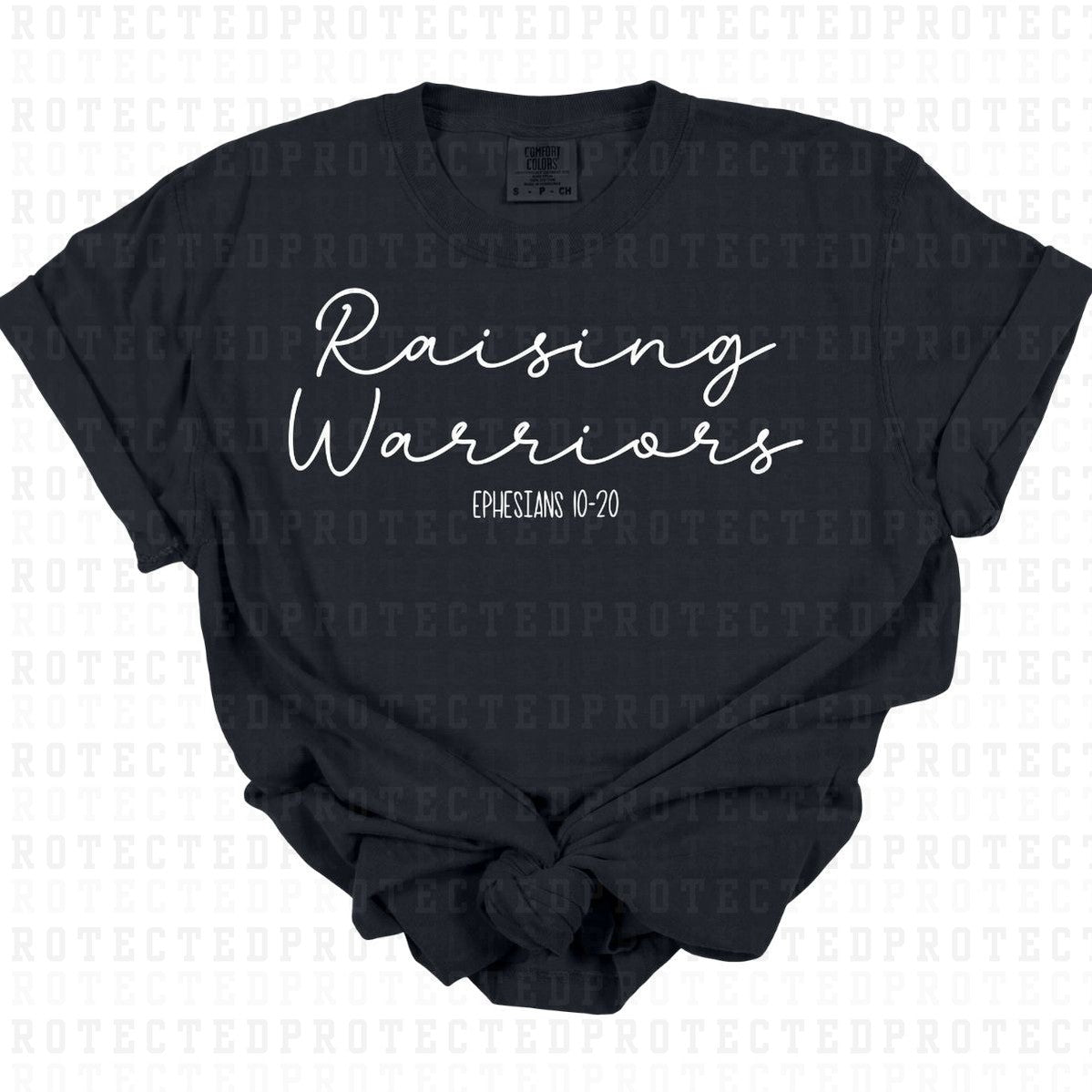 RAISING WARRIORS *WHITE - SINGLE COLOR* - DTF TRANSFER