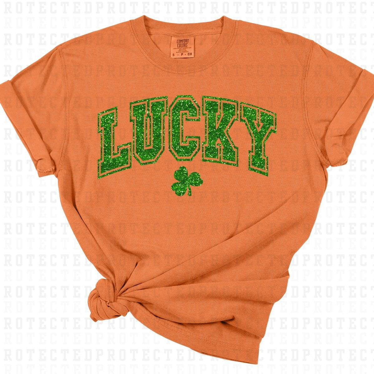 LUCKY *FAUX SEQUIN* - DTF TRANSFER