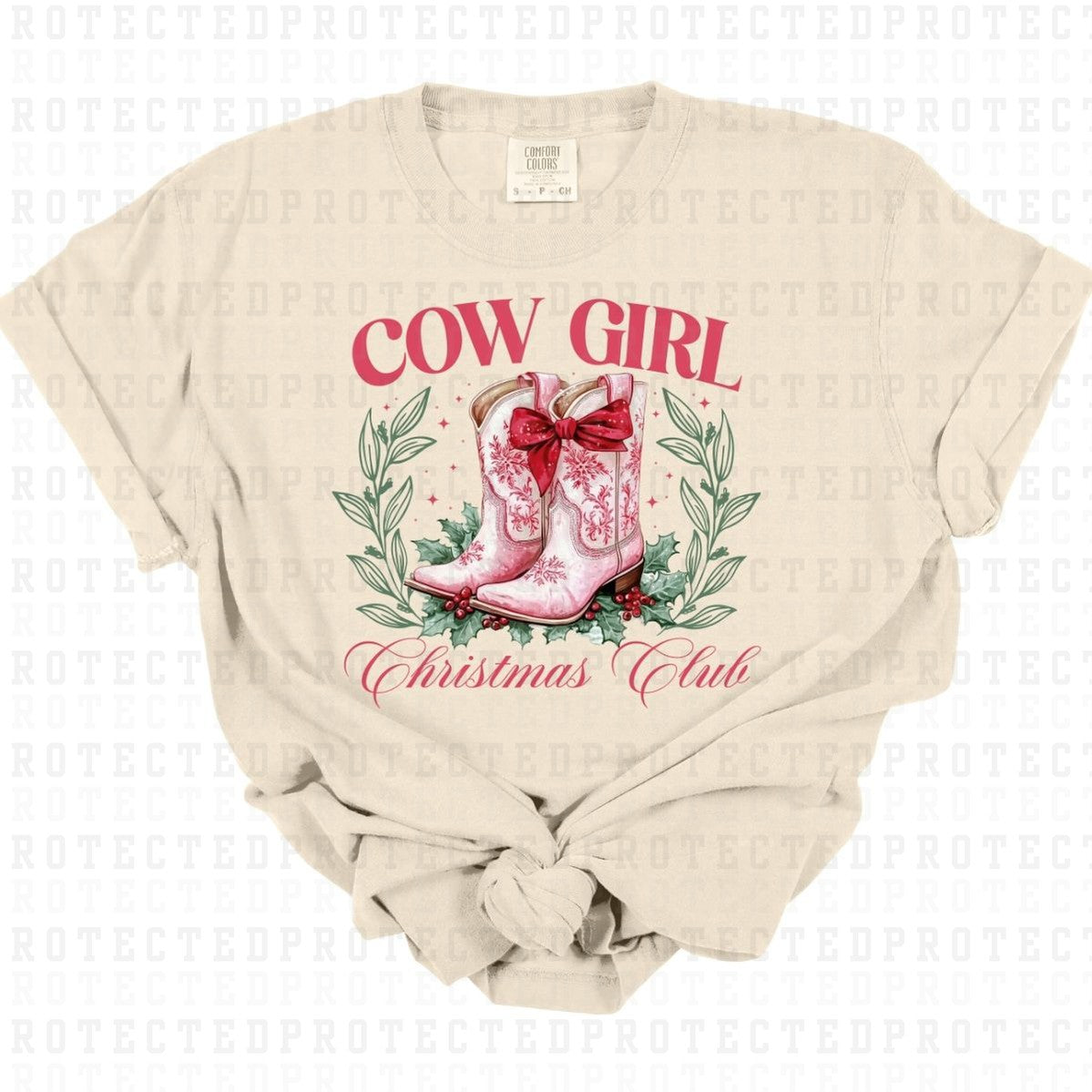 COQUETTE COWGIRL CHRISTMAS CLUB - DTF TRANSFER