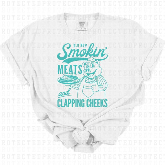 SMOKIN MEATS & CLAPPING CHEEKS *SINGLE COLOR* - DTF TRANSFER