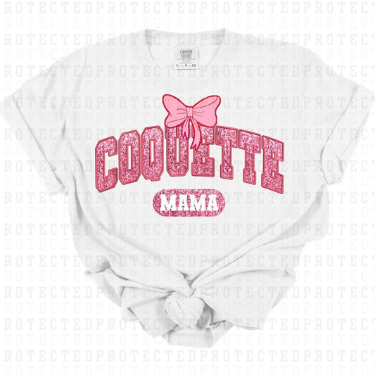 COQUETTE MAMA *FAUX SEQUIN* - DTF TRANSFER