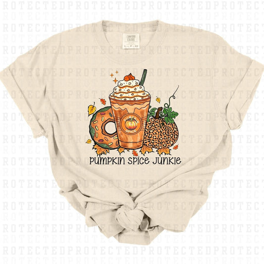 PUMPKIN SPICE JUNKIE - DTF TRANSFER