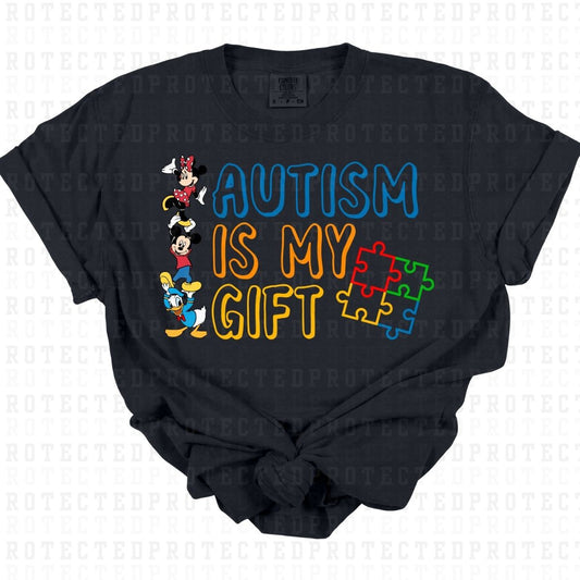 AUTISM IS MY GIFT - DTF TRANSFER