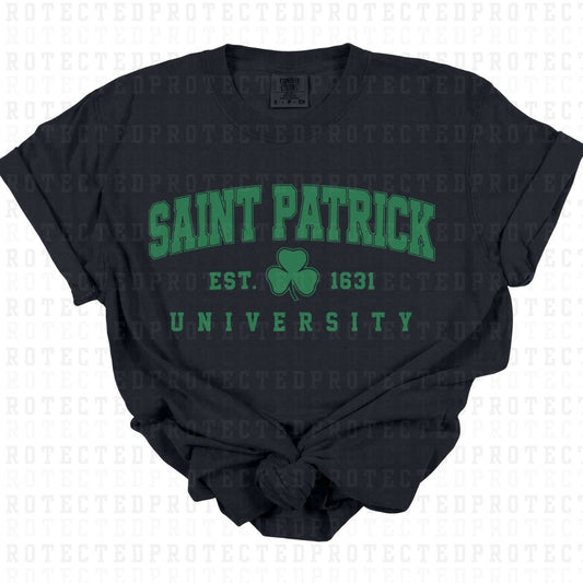 SAINT PATRICK UNIVERSITY *SINGLE COLOR* - DTF TRANSFER