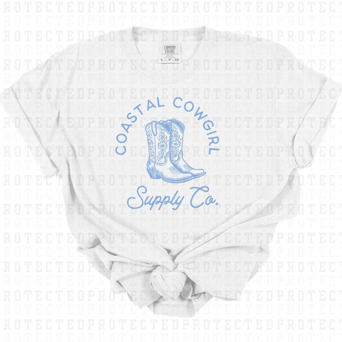 COASTAL COWGIRL *SINGLE COLOR* - DTF TRANSFER