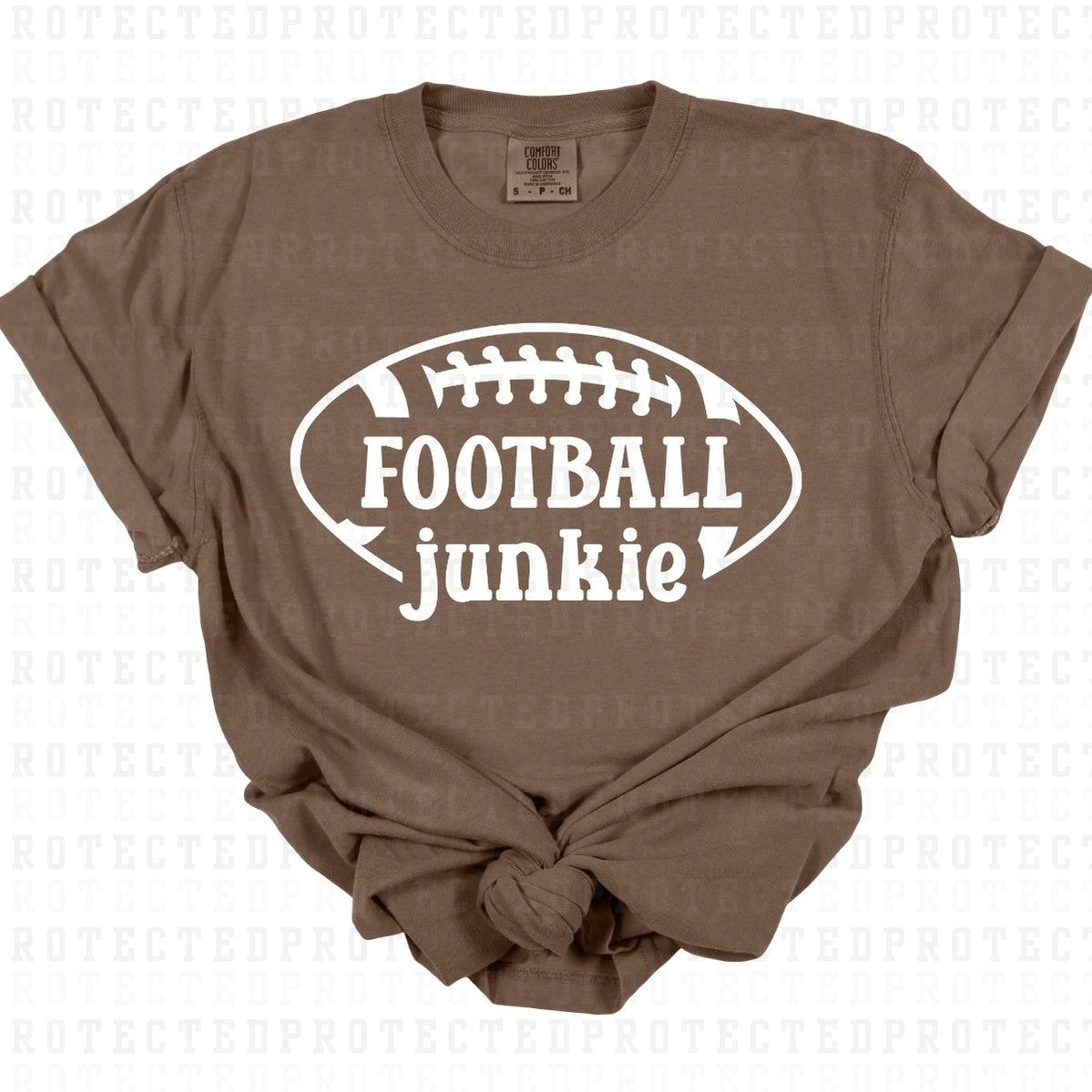 FOOTBALL JUNKIE *SINGLE COLOR* - DTF TRANSFER