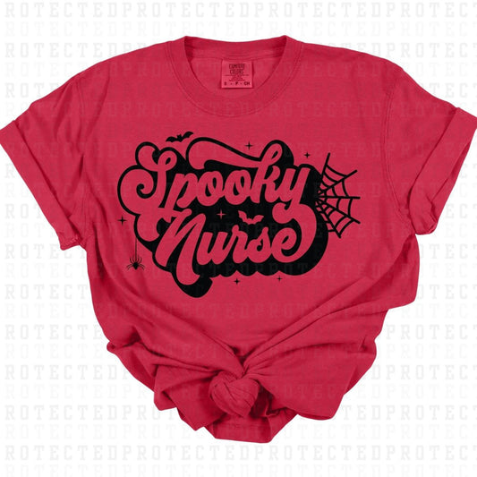 SPOOKY NURSE *SINGLE COLOR* - DTF TRANSFER