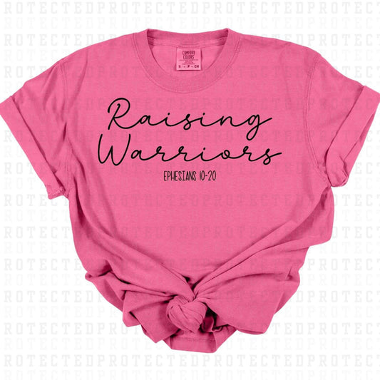 RAISING WARRIORS *BLACK - SINGLE COLOR* - DTF TRANSFER