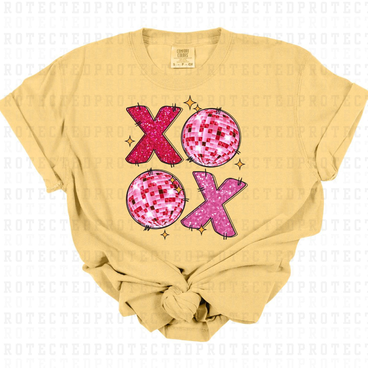 XOXO *FAUX SEQUIN* - DTF TRANSFER