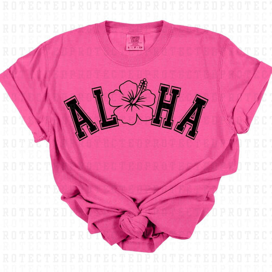 ALOHA *SINGLE COLOR* - DTF TRANSFER