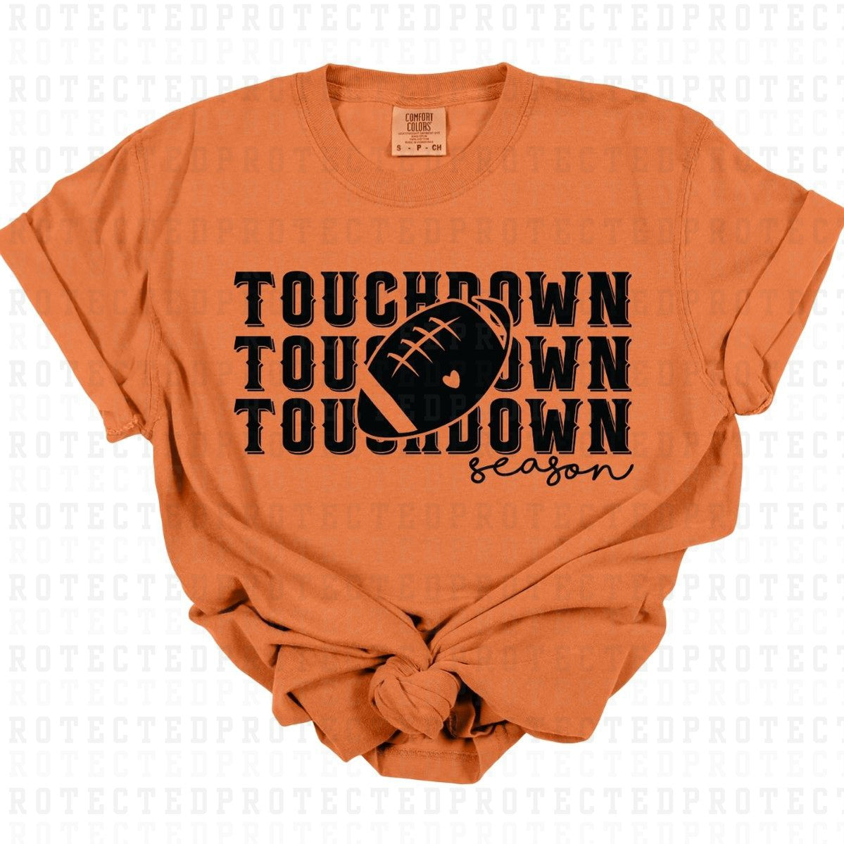 TOUCHDOWN SEASON *SINGLE COLOR* - DTF TRANSFER