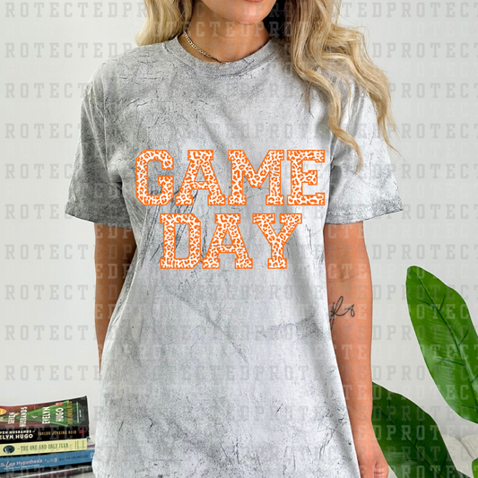 GAME DAY * ORANGE&WHITE* - DTF TRANSFER