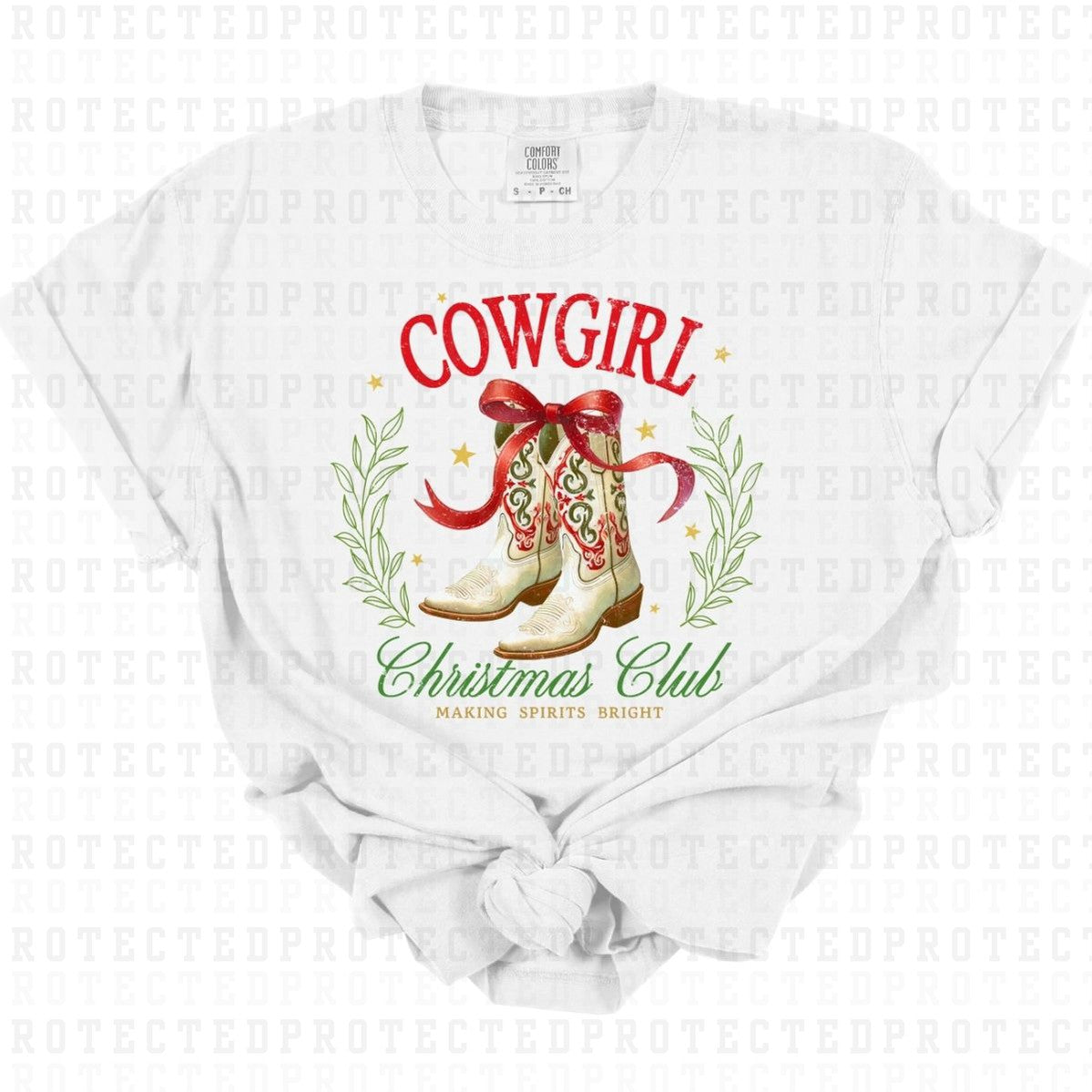 COQUETTE COWGIRL CHRISTMAS CLUB - DTF TRANSFER