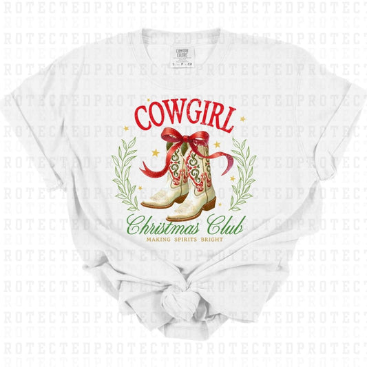 COQUETTE COWGIRL CHRISTMAS CLUB - DTF TRANSFER