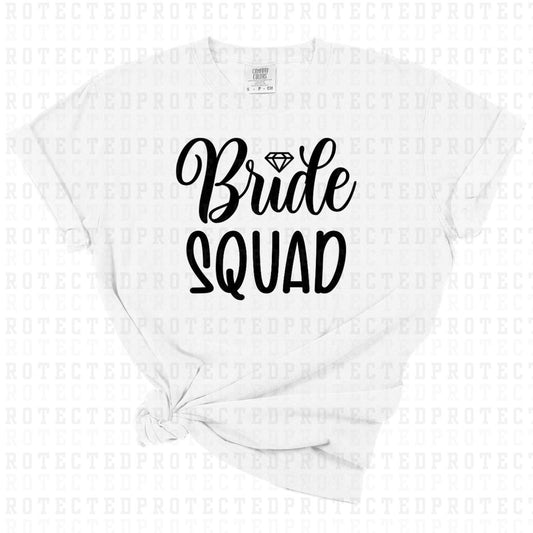 BRIDE SQUAD *SINGLE COLOR* - DTF TRANSFER