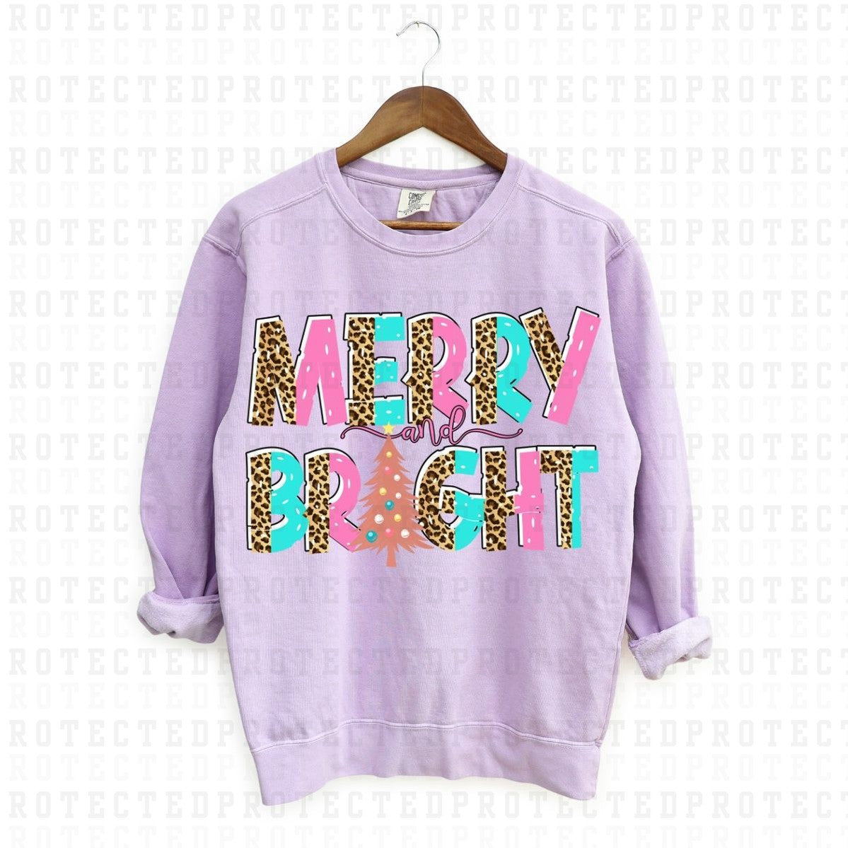 MERRY AND BRIGHT - DTF TRANSFER