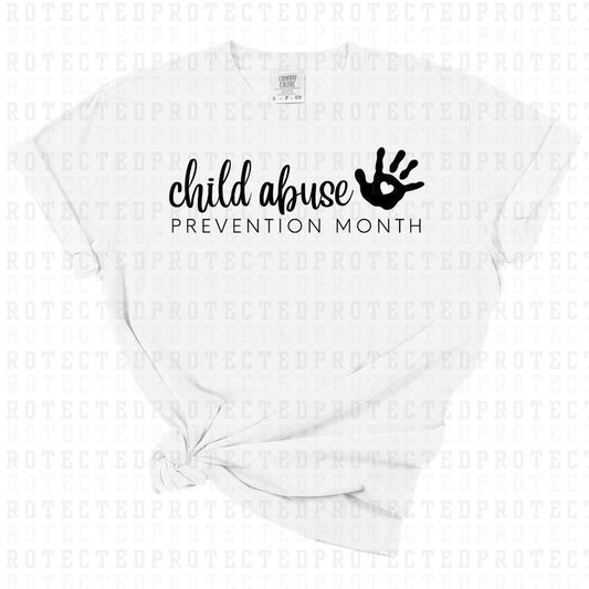 CHILD ABUSE PREVENTION MONTH *SINGLE COLOR* - DTF TRANSFER