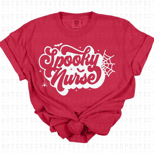 SPOOKY NURSE *SINGLE COLOR* - DTF TRANSFER