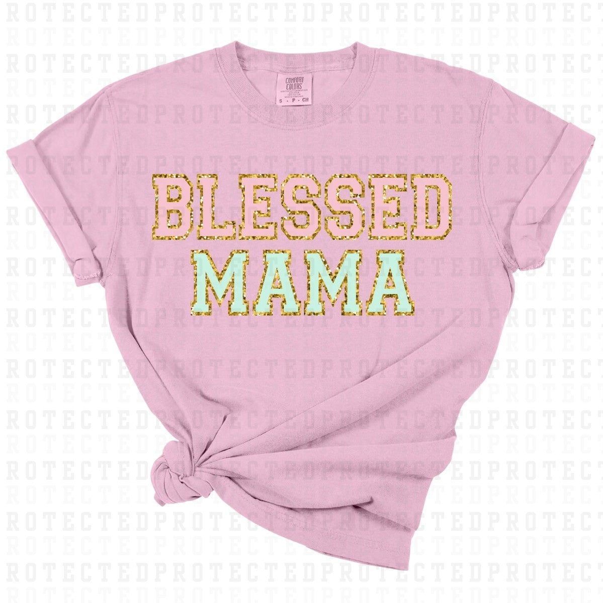 BLESSED MAMA - DTF TRANSFER