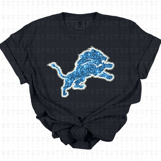 LIONS *FAUX SEQUIN* - DTF TRANSFER