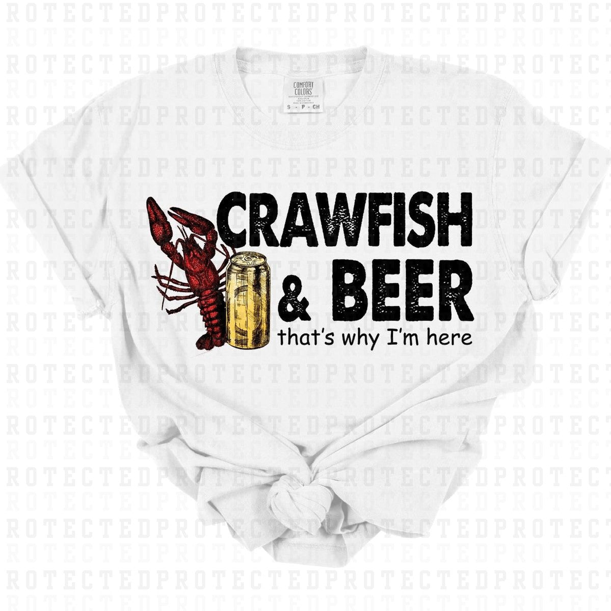 CRAWFISH & BEER - DTF TRANSFER