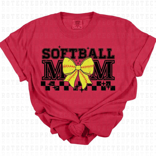 COQUETTE SOFTBALL MOM - DTF TRANSFER