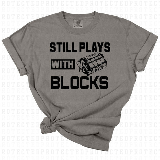 STILL PLAYS WITH BLOCKS *SINGLE COLOR* - DTF TRANSFER