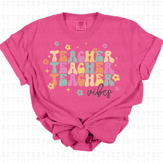 TEACHER VIBES - DTF TRANSFER