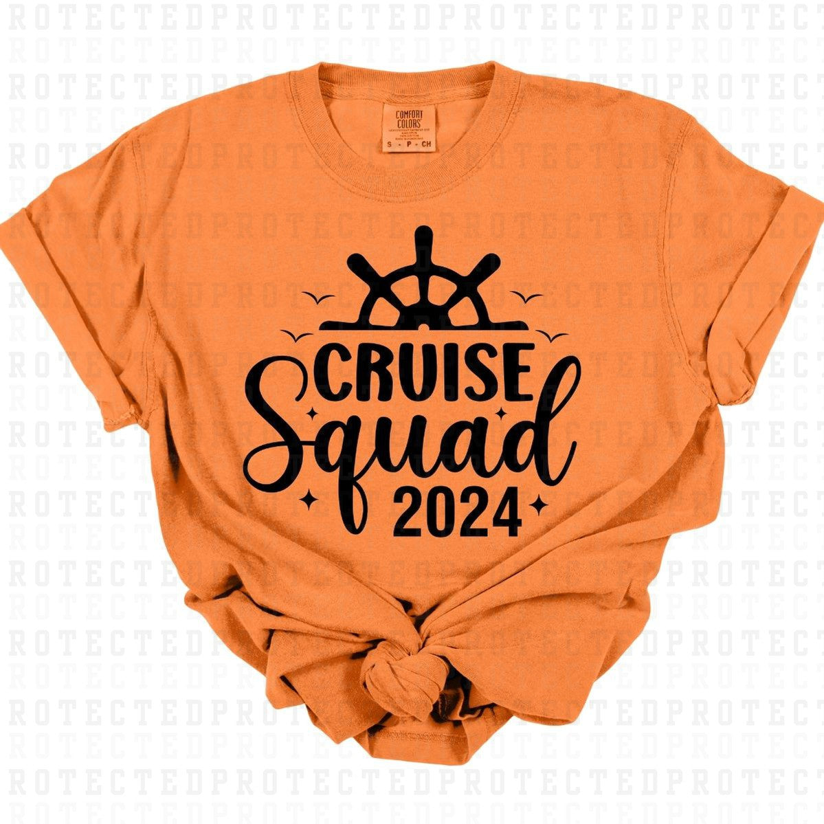 CRUISE SQUAD 2024 *SINGLE COLOR* - DTF TRANSFER