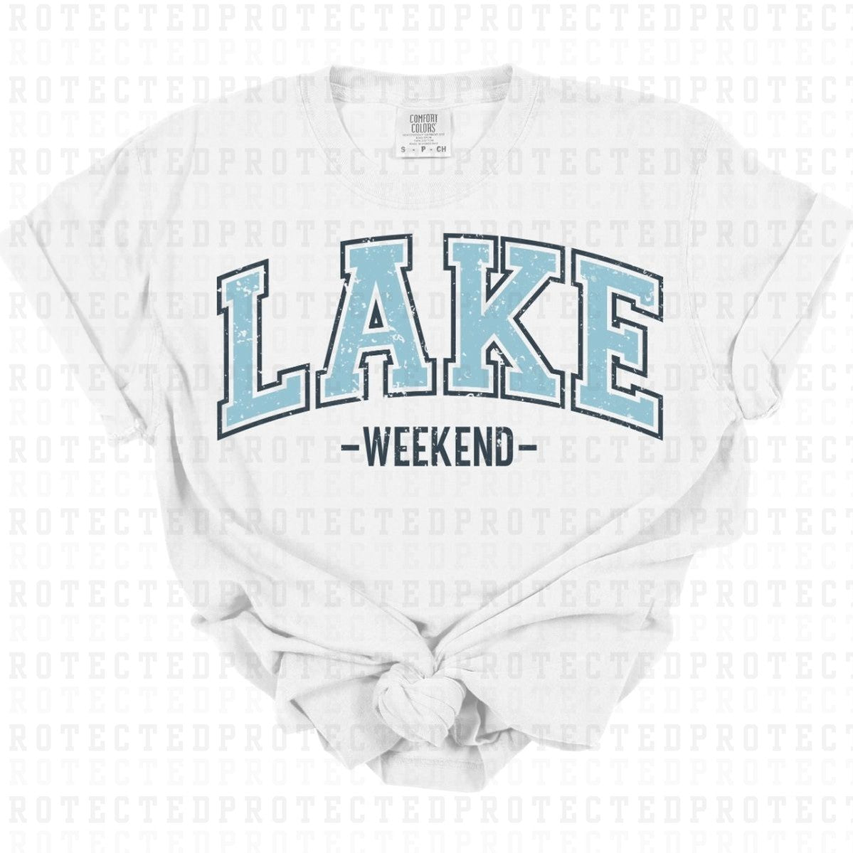 LAKE WEEKEND *W/GRUNGE* - DTF TRANSFER