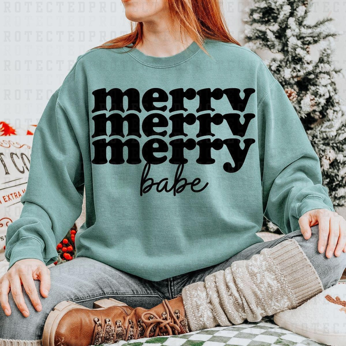 MERRY BABE *SINGLE COLOR* - DTF TRANSFER