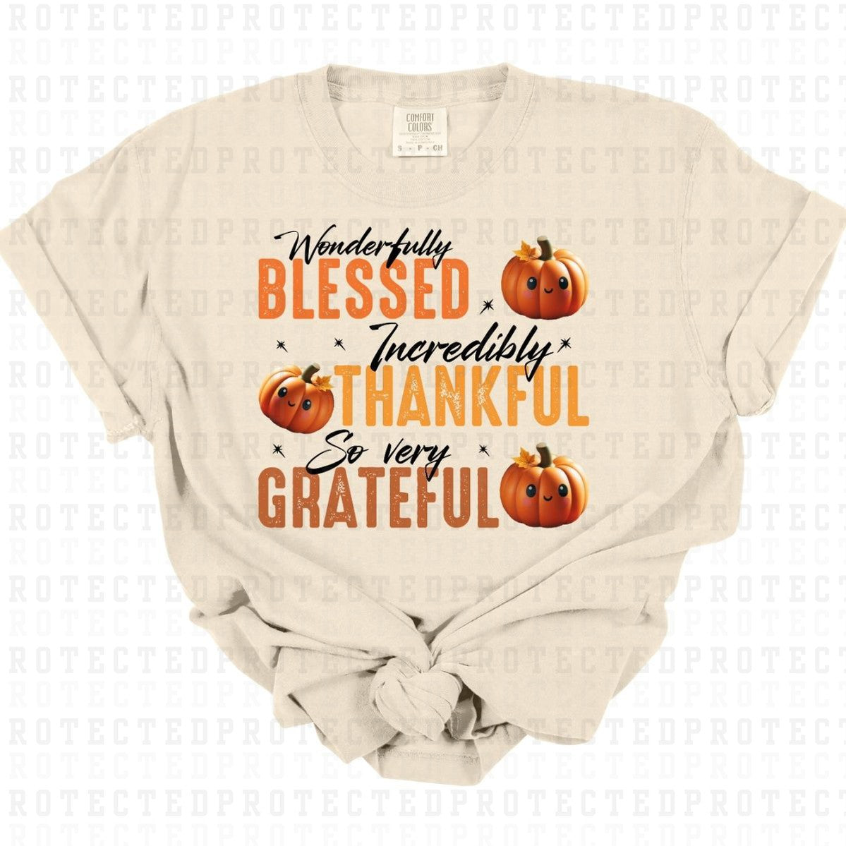 BLESSED THANKFUL GRATEFUL - DTF TRANSFER