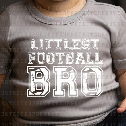 LITTLEST FOOTBALL BRO *SINGLE COLOR* - DTF TRANSFER