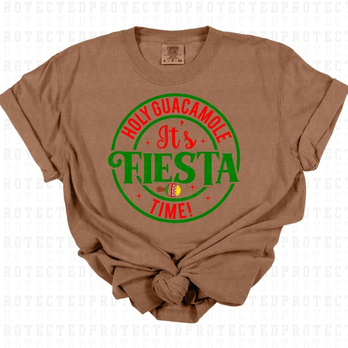 HOLY GUACAMOLE ITS FIESTA TIME - DTF TRANSFER