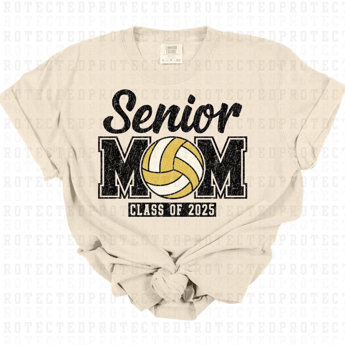 SENIOR MOM 2025 *W/GRUNGE* - DTF TRANSFER