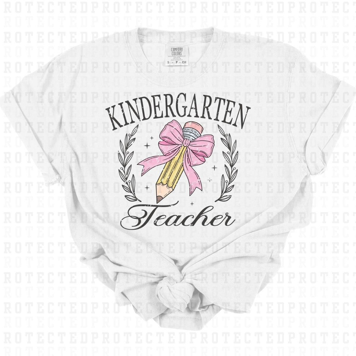 COQUETTE KINDERGARTEN TEACHER *GRUNGE* - DTF TRANSFER