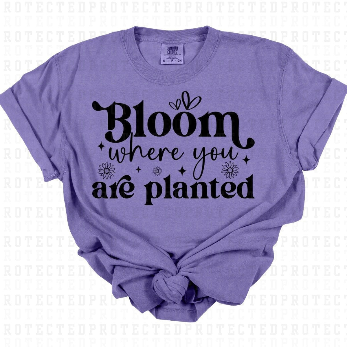 BLOOM *SINGLE COLOR* - DTF TRANSFER