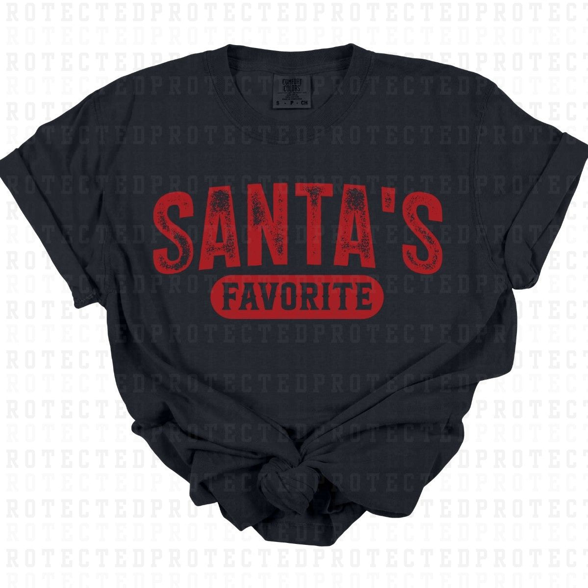 SANTAS FAVORITE *SINGLE COLOR* - DTF TRANSFER