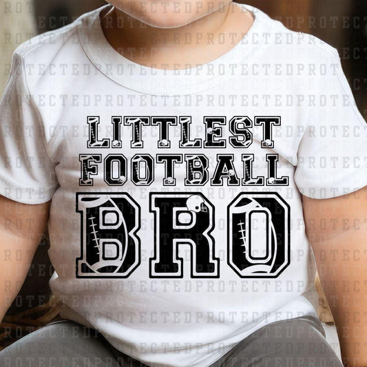 LITTLEST FOOTBALL BRO *SINGLE COLOR* - DTF TRANSFER