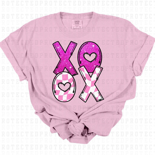 XOXO *FAUX SEQUIN* - DTF TRANSFER