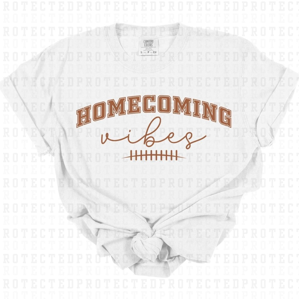 HOMECOMING VIBES *SINGLE COLOR* - DTF TRANSFER