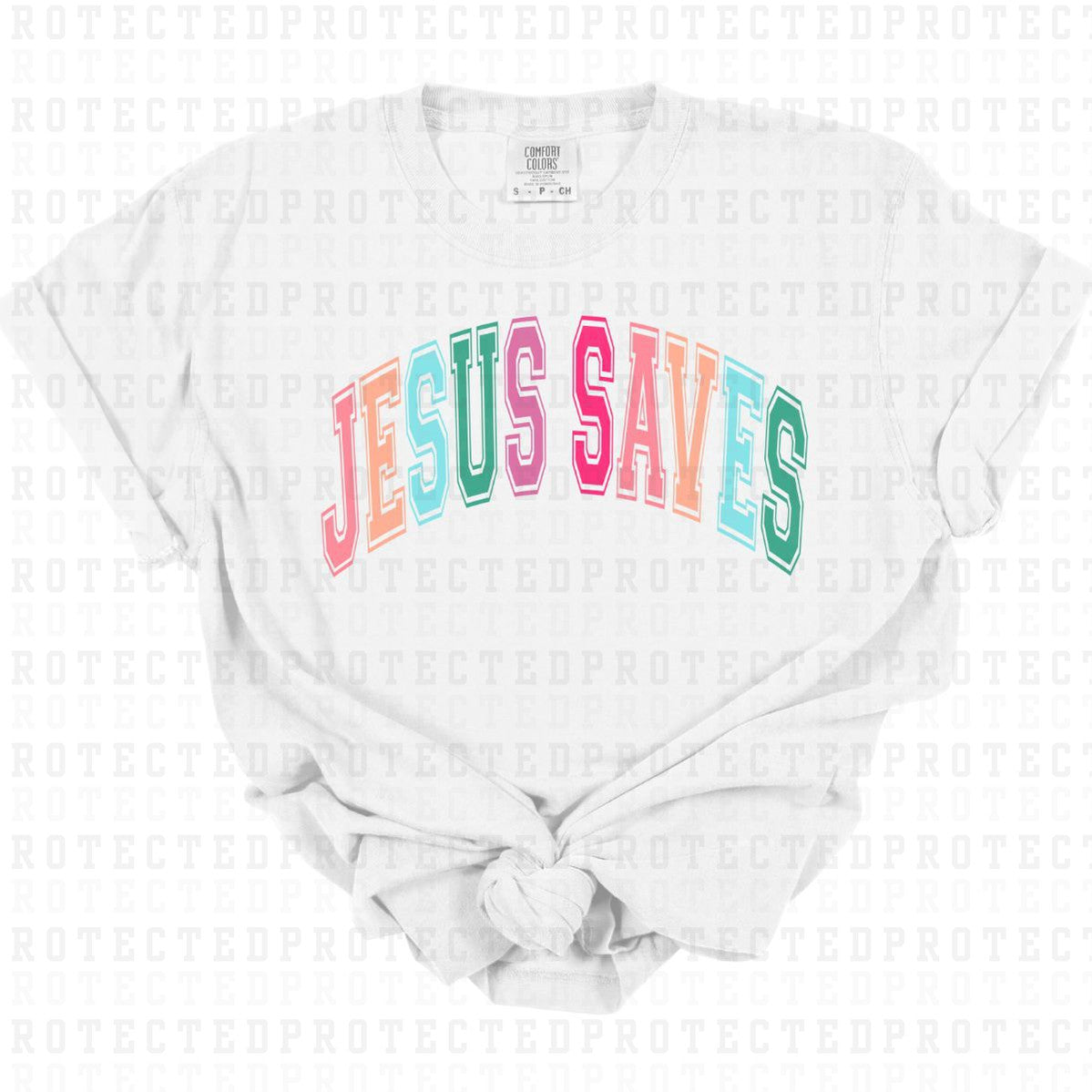 JESUS SAVES - DTF TRANSFER