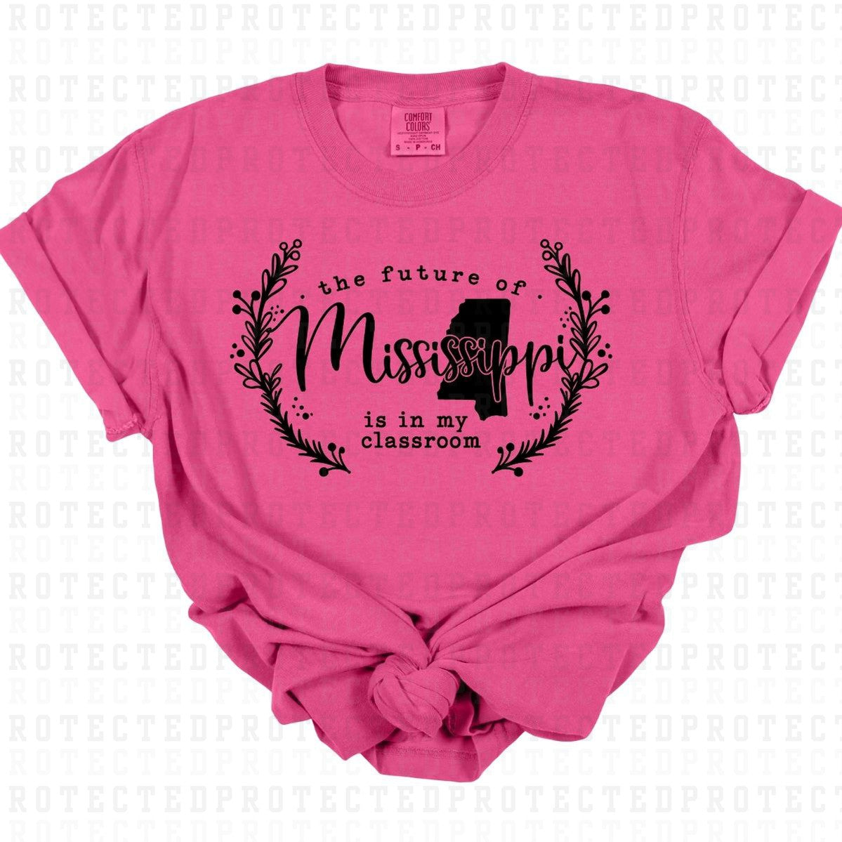 MISSISSIPPI *SINGLE COLOR* - DTF TRANSFER