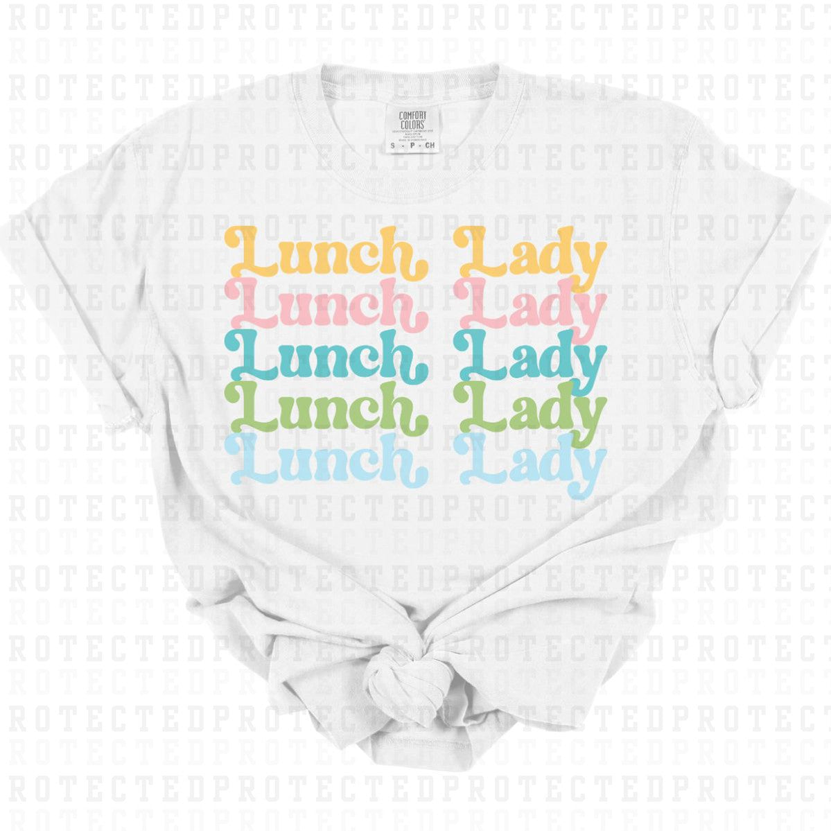 LUNCH LADY 5X - DTF TRANSFER