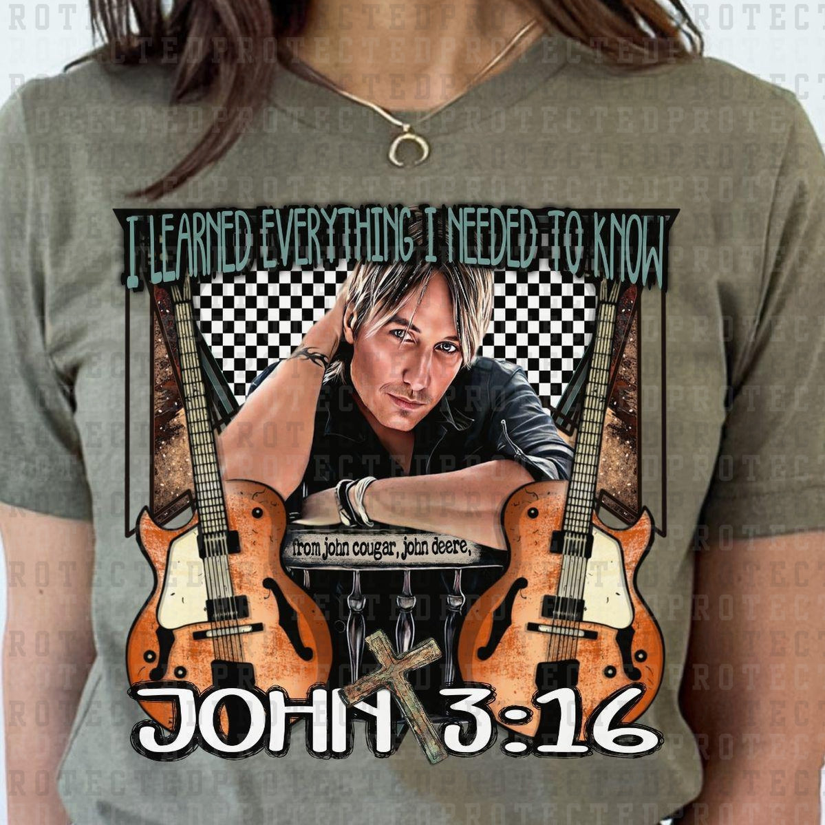 KEITH URBAN I LEARNED EVERYTHING I NEED TO KNOW JOHN 3:16 - DTF TRANSFER