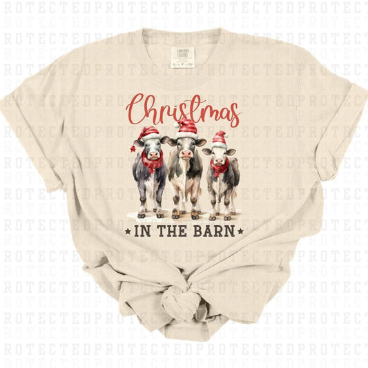 CHRISTMAS IN THE BARN - DTF TRANSFER