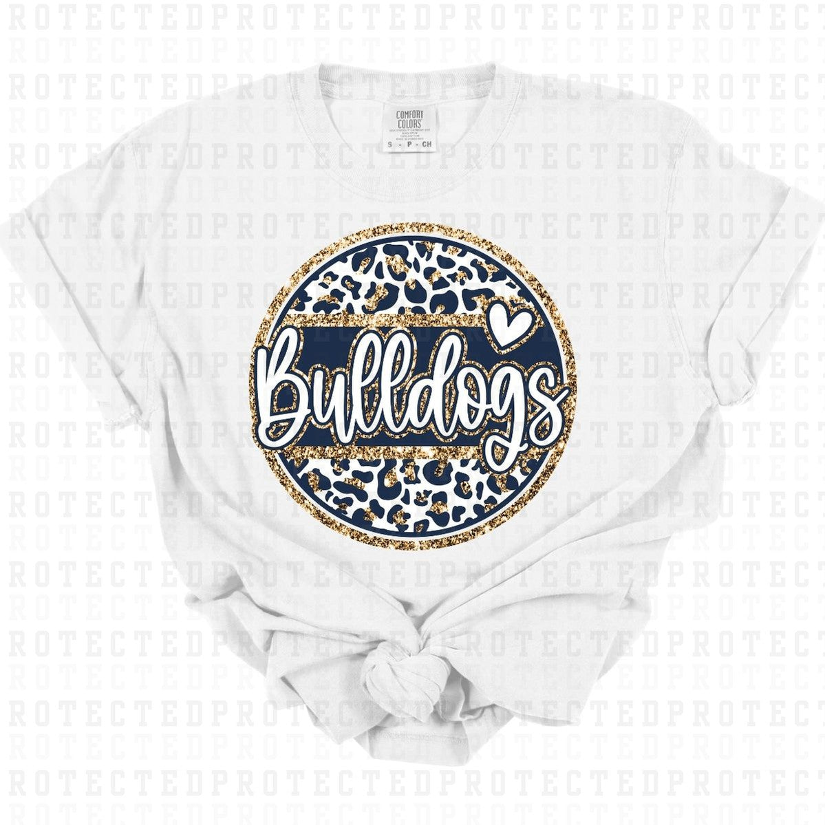 BULLDOGS *FAUX SEQUIN* - DTF TRANSFER